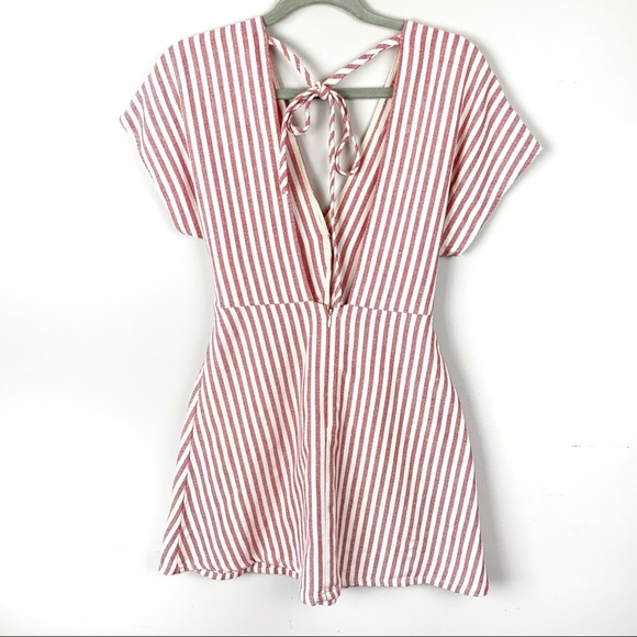 Moon River Anthropologie Striped Button Dress - Picture 8 of 11